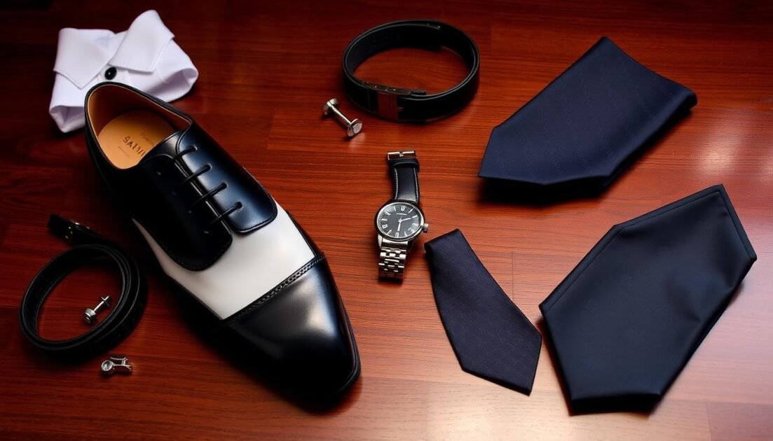 Accessories for Black and White Dress Shoes