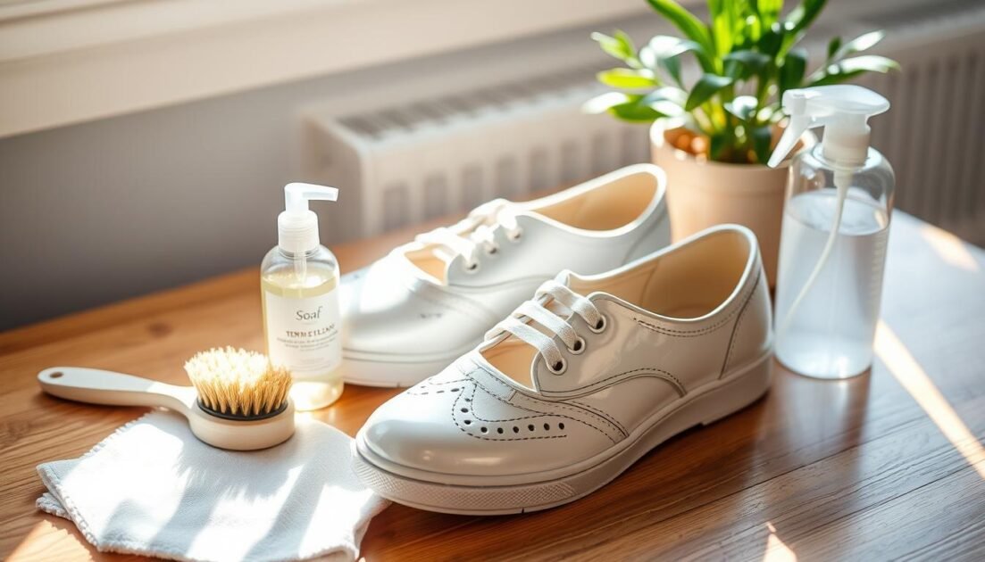 Care of Mary Jane Tennis Shoes