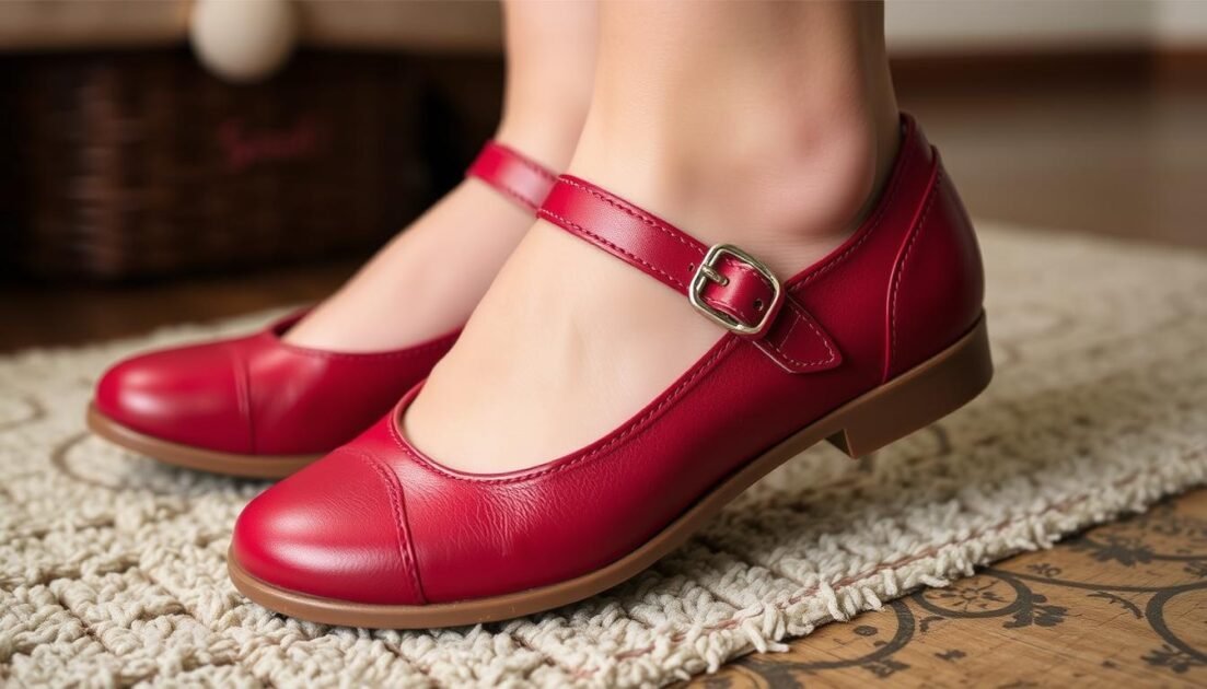 Comfort Features of Red Mary Jane Flats