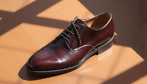 Dark brown dress shoes