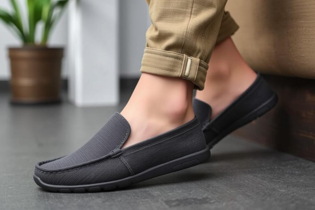 mens wide slip on shoes