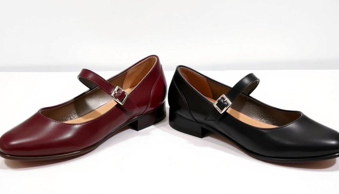 stylish mary jane flats