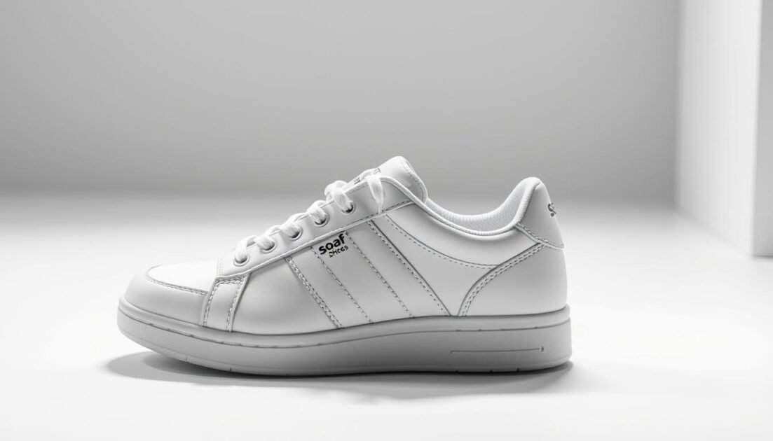 white tennis shoes