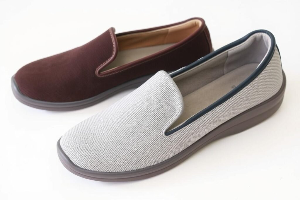 wide slip-on shoes
